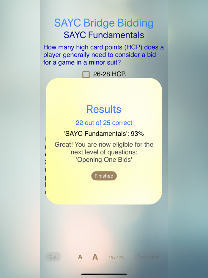 Standard American SAYC