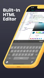 website editor iphone screenshot 3