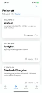 Polisnytt SE screenshot #8 for iPhone