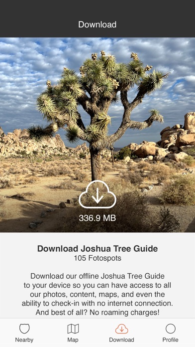 Joshua Tree Offline Guide Screenshot