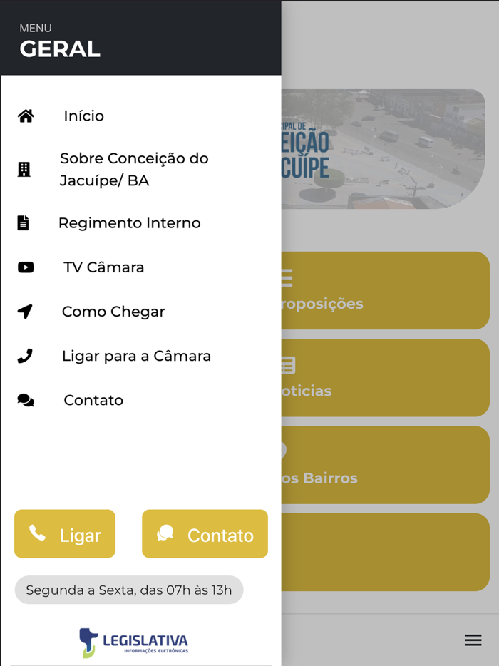 Câmara Conceição do Jacuípe BA