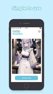 waifu denoise - ai sharpen x2 iphone screenshot 2
