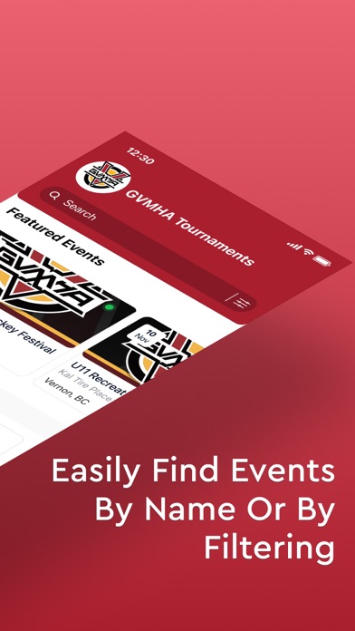 GVMHA Tournaments Screenshot