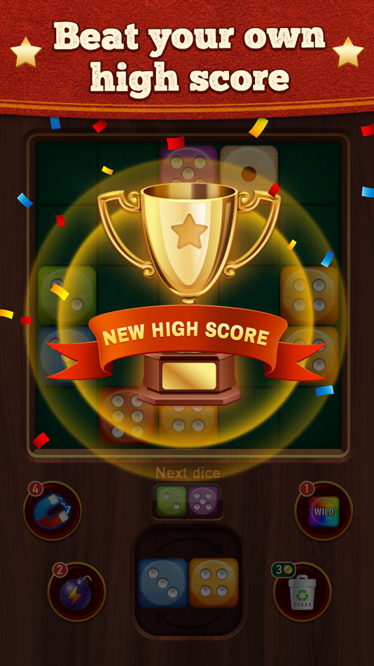 #4. Woody Dice Merge Puzzle (iOS) 由: Athena Studio