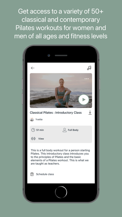 Yvette Flow Pilates Screenshot