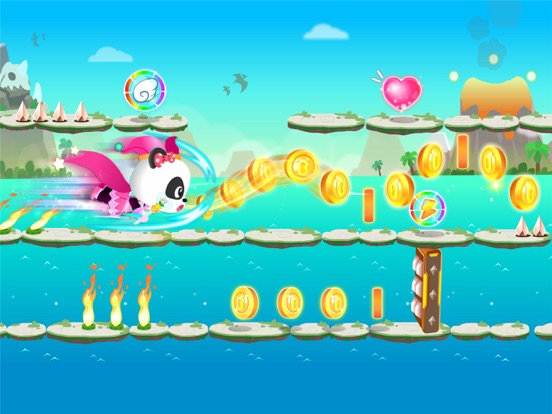 Little Panda's Hero Battle iPad screenshot 2 - Education app