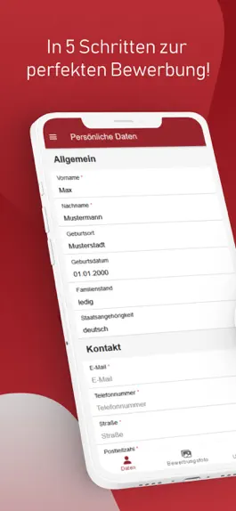 Game screenshot Bewerbungsapp - mobiler CV mod apk