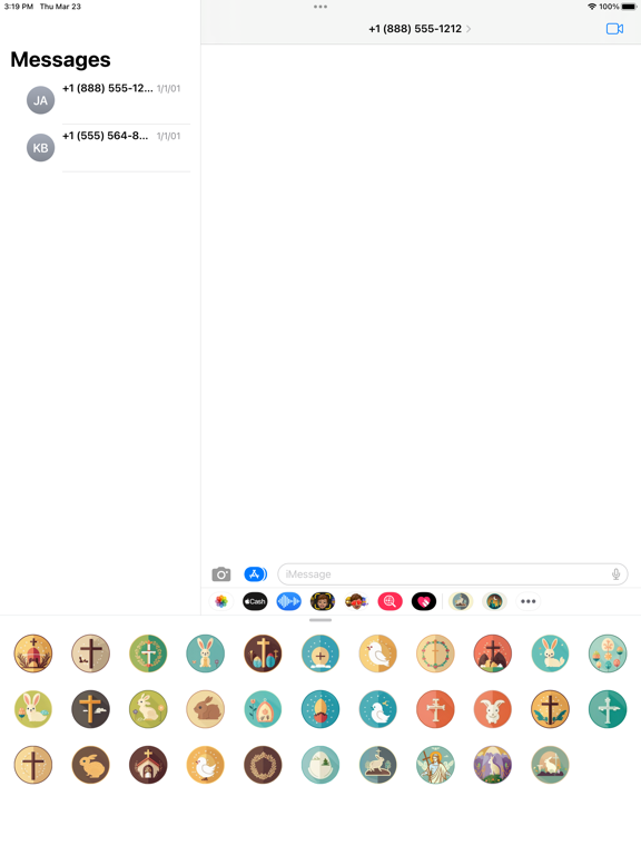 Screenshot #4 pour Happy Easter Sticker Pack