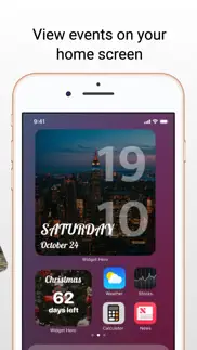 countdown • event day widgets iphone screenshot 3