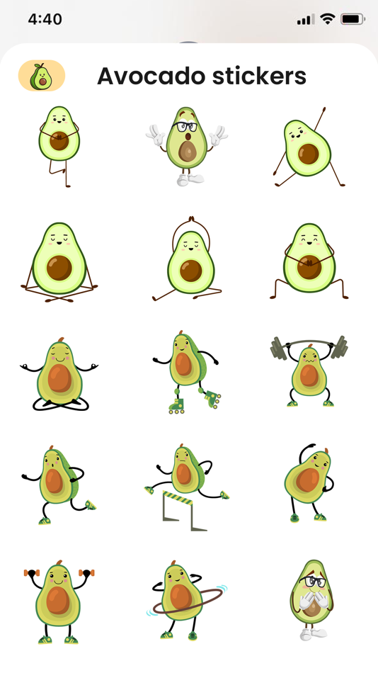 Avocado Stickers! - 1.0 - (iOS)