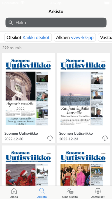 Suomen Uutisviikko Screenshot