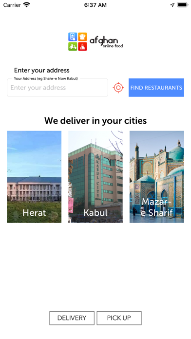 Afghan Online Food Screenshot