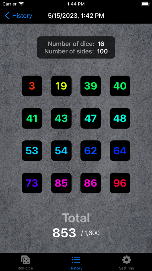 #5. Roll the Dice!!! (iOS) 由: Lene Jessen