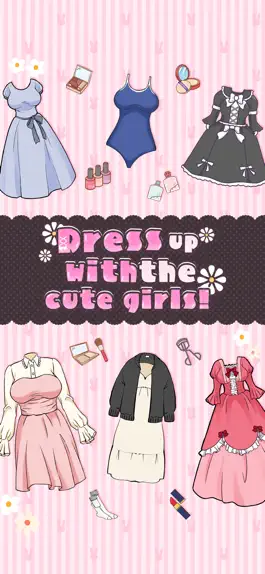 Game screenshot Dress up with the cute girls! hack