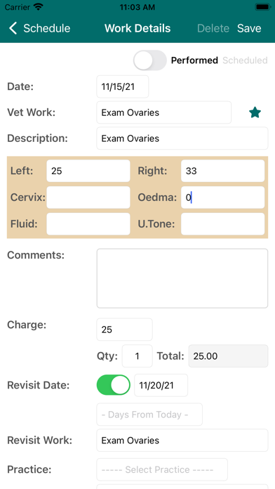Equisoft Vet App Screenshot