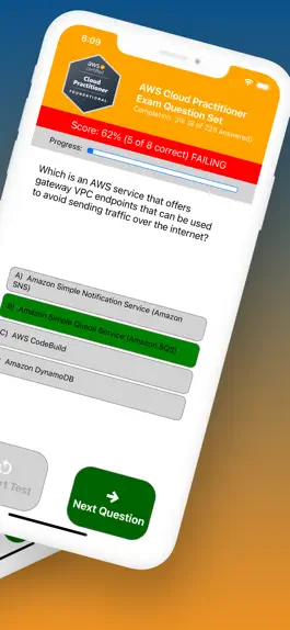 Game screenshot AWS Cloud Practitioner Test apk