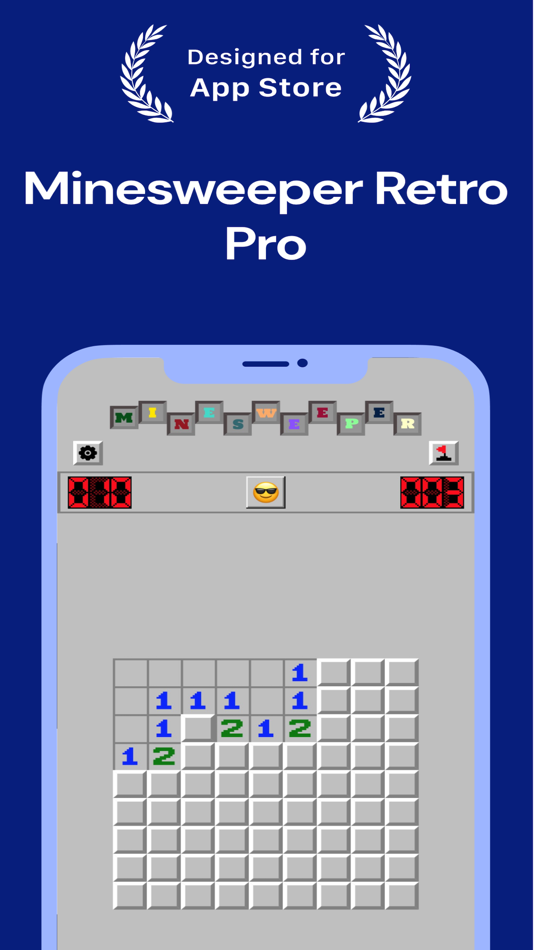 #1. Minesweeper Classic 3: Retro (iOS) 由: Emrah Korkmaz