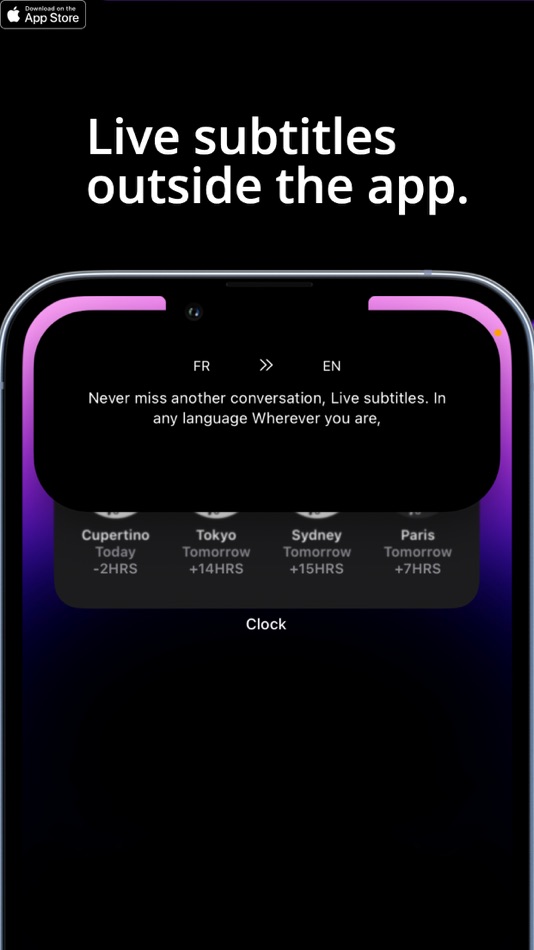 #1. Textify - Live Subtitles (iOS) By: Ugonna Oparaochaekwe