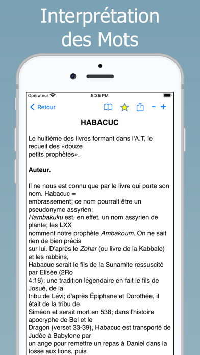 Screenshot #3 pour Dictionnaire Biblique Français