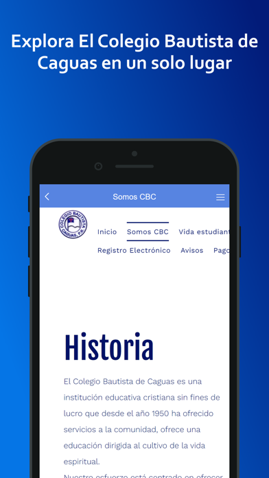 Colegio Bautista de Caguas Screenshot