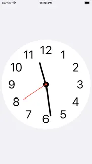 simple_clock iphone screenshot 1