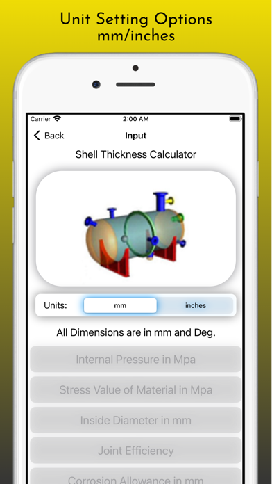 Pressure Vessel Thickness Pro Screenshot