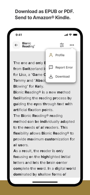 Bionic Reading® on the App Store