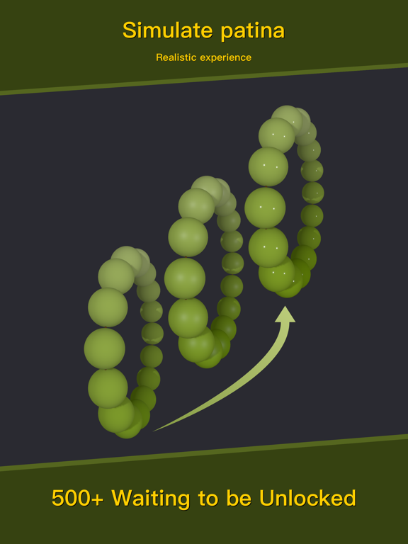 Prayer Beads 3D - Real Patina