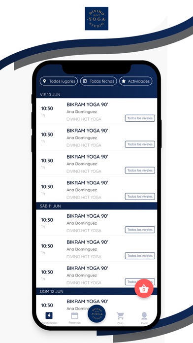 Divino Hot Yoga Screenshot