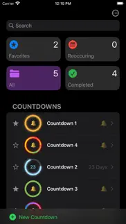 the most simple countdown iphone screenshot 1