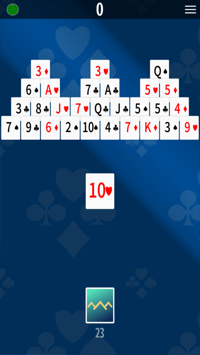 Tri Peaks Solitaire ^^^ Screenshot