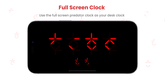Predator Clock : Alarm Clock Screenshot