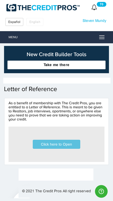 The Credit Pros Screenshot