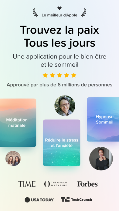 Screenshot #1 pour Aura: Méditation, sommeil, TCC