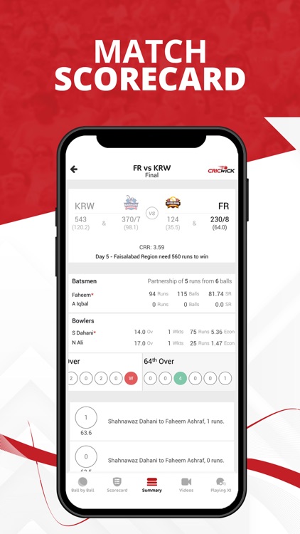 Cricwick: Live Cricket Scores screenshot-4