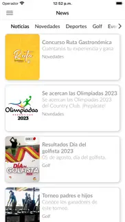 country club de barranquilla iphone screenshot 3