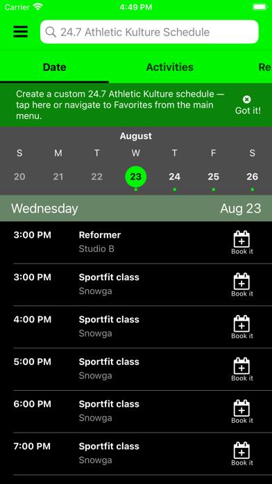 24/7 Athletic Kulture Screenshot