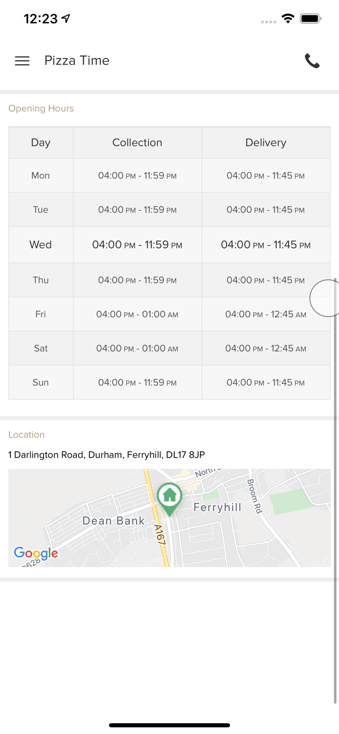 Pizza Time Ferryhill