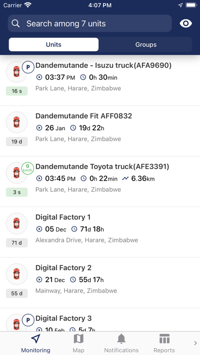 WeTrackZW Screenshot