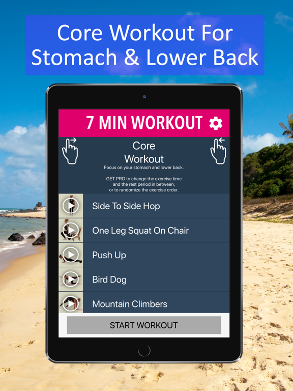Aisleyne 7 Min. Workouts iPad screenshot 4 - Health & Fitness app