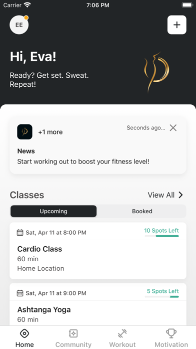 BE Woman Fitness Screenshot