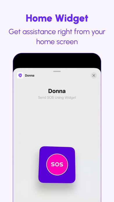 Donna: Safe women - SOS Screenshot