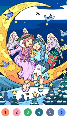 Christmas Winter Coloring Bookのおすすめ画像5