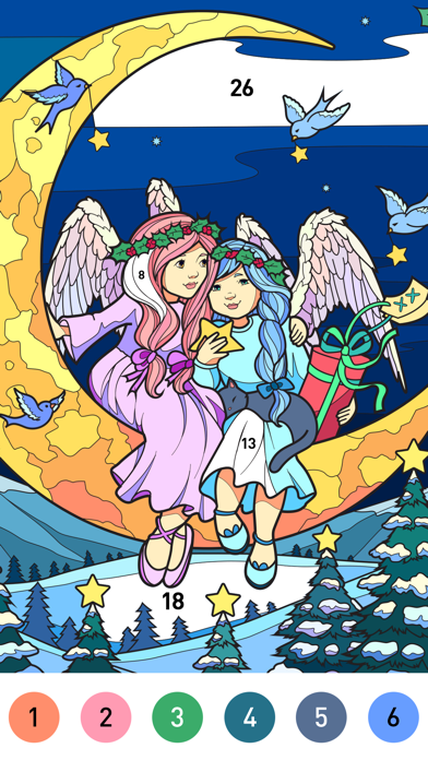 Christmas Winter Coloring Book screenshot 5