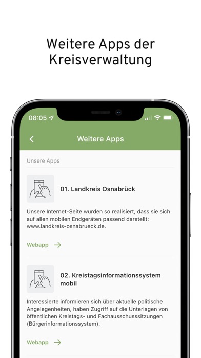 Landkreis Osnabrück aktuell Screenshot