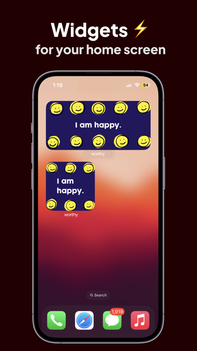 Worthy: Positive Affirmation Screenshot