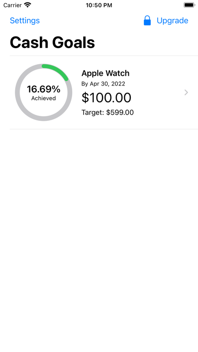 Cash Goals Lite Screenshot