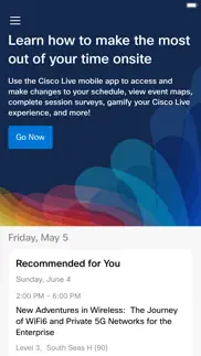 cisco events app iphone screenshot 2