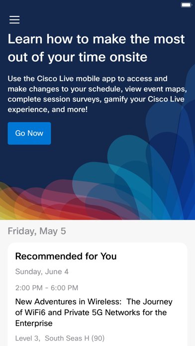 Screenshot #2 pour Cisco Events App