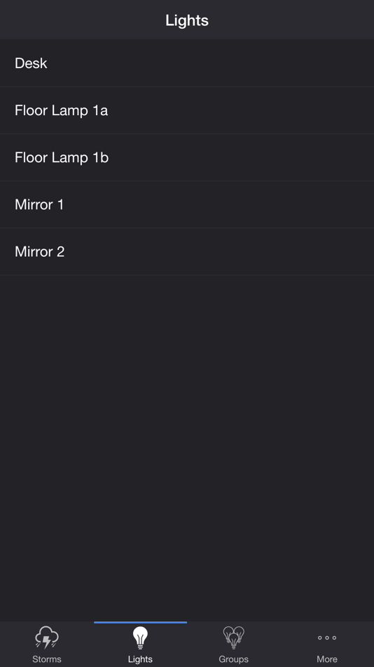 #3. Thunderstorm for LIFX (iOS) By: Scott Dodson